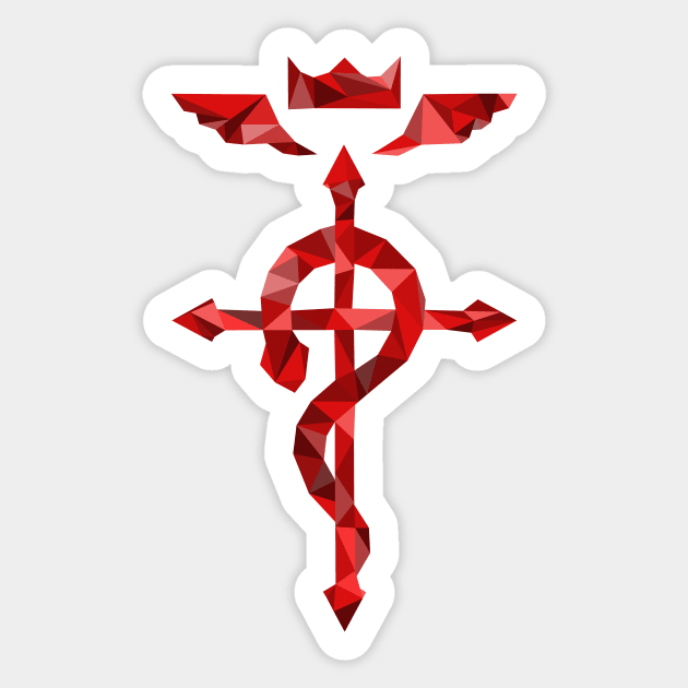 Fullmetal Alchemist - Flamel (Polygon) Sticker by InfinityTone